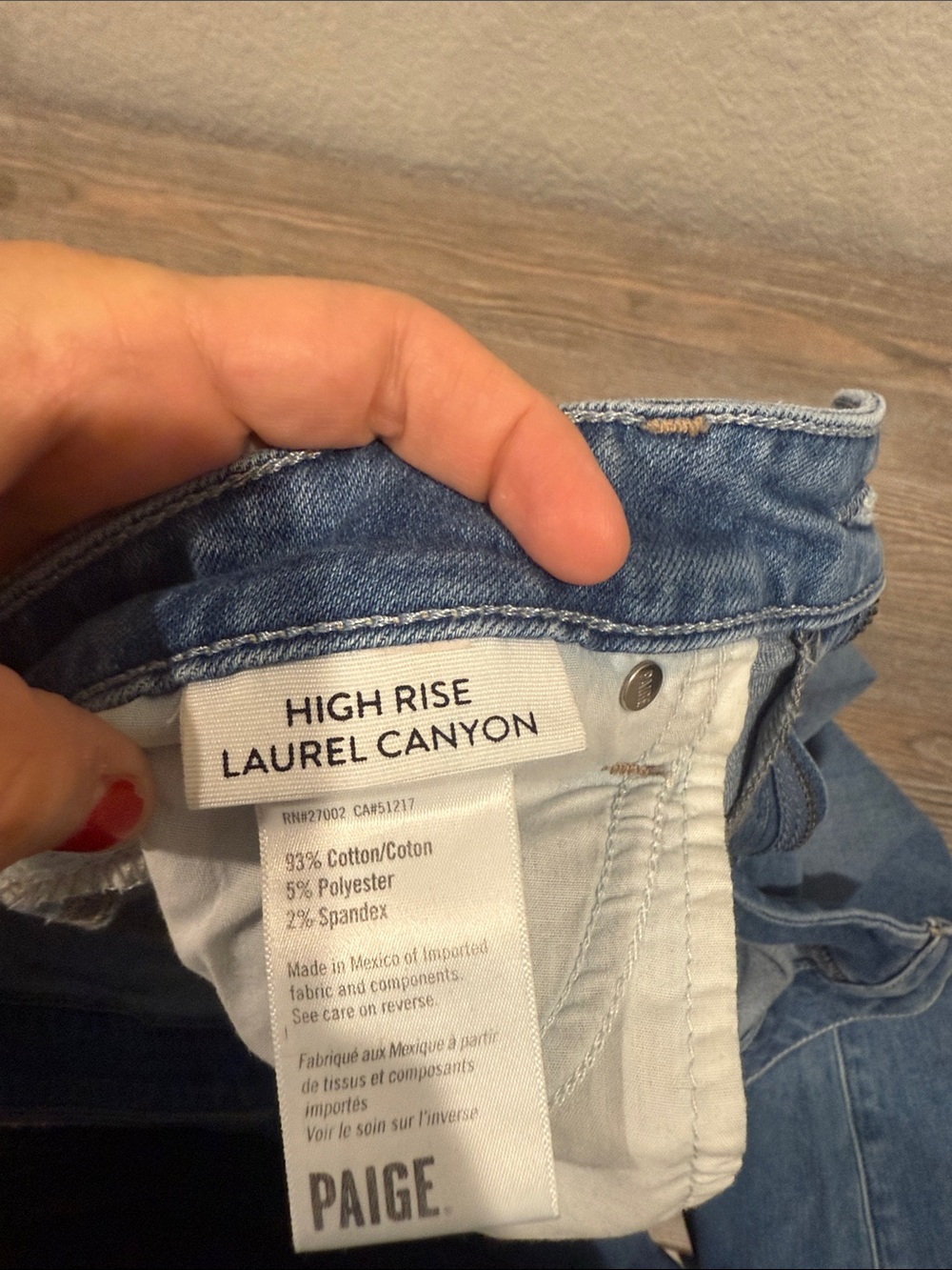 PAIGE High Rise Laurel Canyon Jeans - Medium Blue